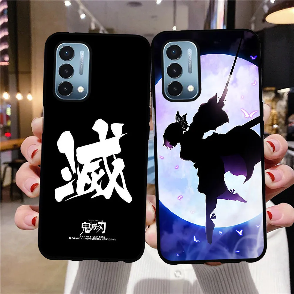 

Ghost Slayer Case For Oneplus 8T 7T 10 Pro Protection Shell 1+ 9 9R 9RT 5G Pro Nord N20 N200 CE 5G Cover One Plus Cartoon