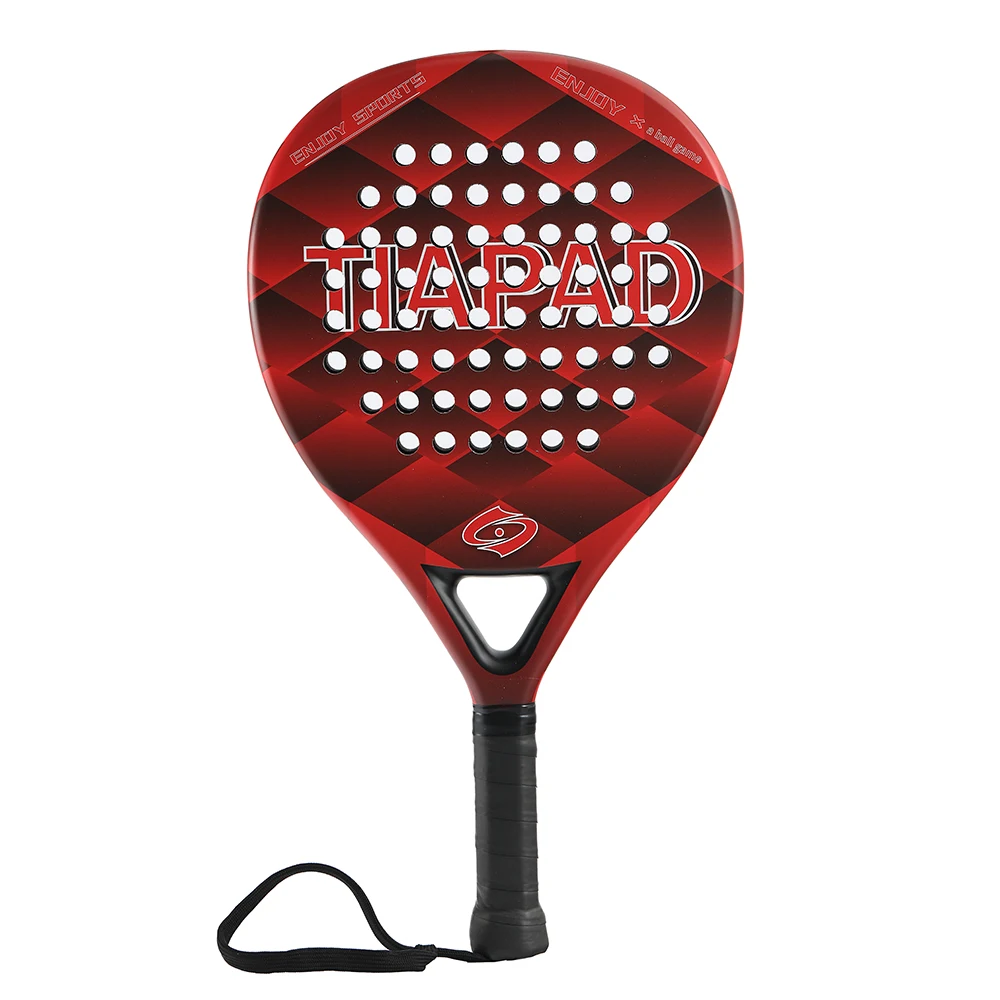 Padel Racket Carbon Fiber Surface Lightweight EVA Memory Flex Foam Core Pop Tennis Paddle Racquets Bag Included