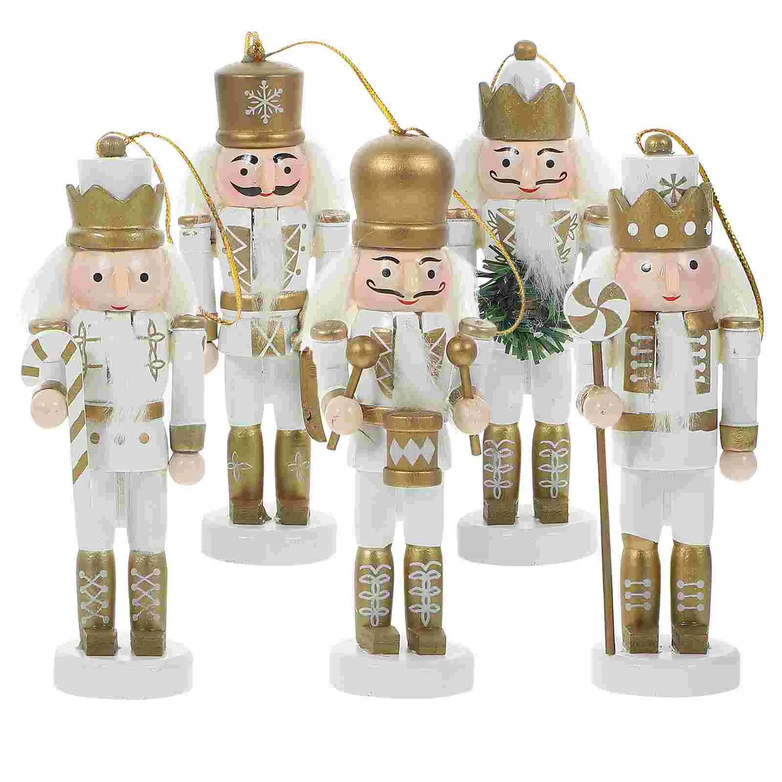 

Nutcracker Hanging Decoration Xmas Tree Nutcracker Soldier Ornament Wood Nutcracker Craft