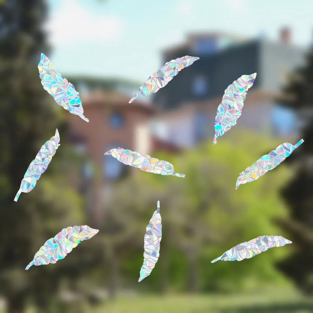 3D радуное жперо солнцезащитные наклейки на окна ПВХ статическое стекло наклейка