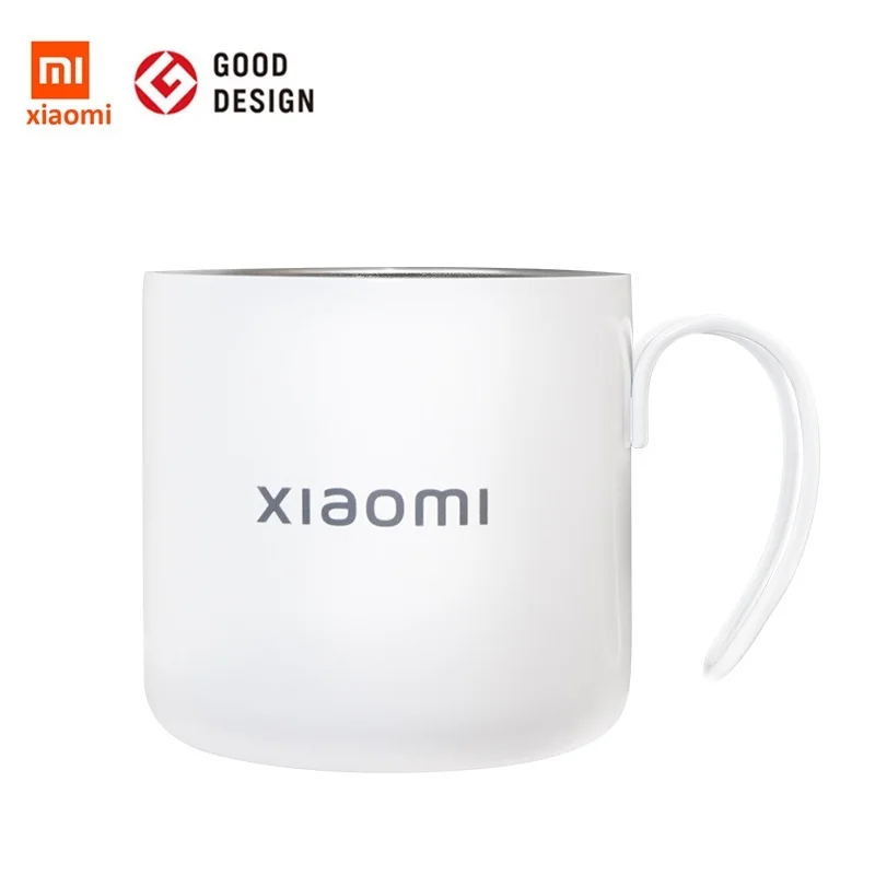

Новая кофейная кружка Xiaomi из нержавеющей стали 400 мл MI, портативная Термокружка, дорожный стакан, кувшин, чашки для молока и чая для дома и оф...