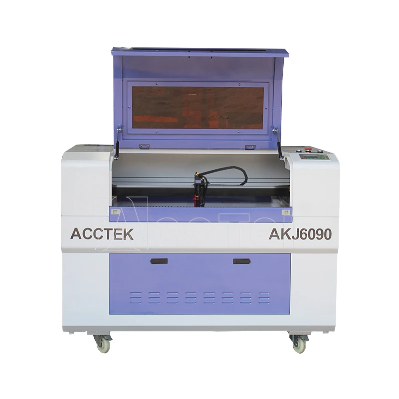 AccTek 9060 CNC CO2 Laser Engraver Cutting Engraving Machine Acrylic Leather Rubber Wood Ruida Reci 90W 100W Cutter |
