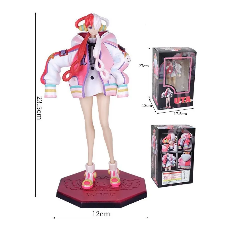 

ONE PIECE Anime Figure Red Hair Diva Uta Kawaii Sexy Girl Figurine Children Boys Collection Action Figurine Pvc Model Gift Toys