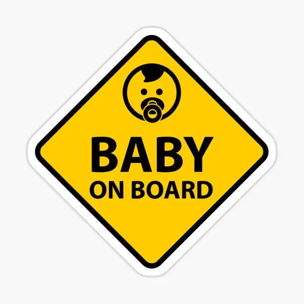 

Baby On Board Car Sticker Tag 19CM md7 Baby On Board