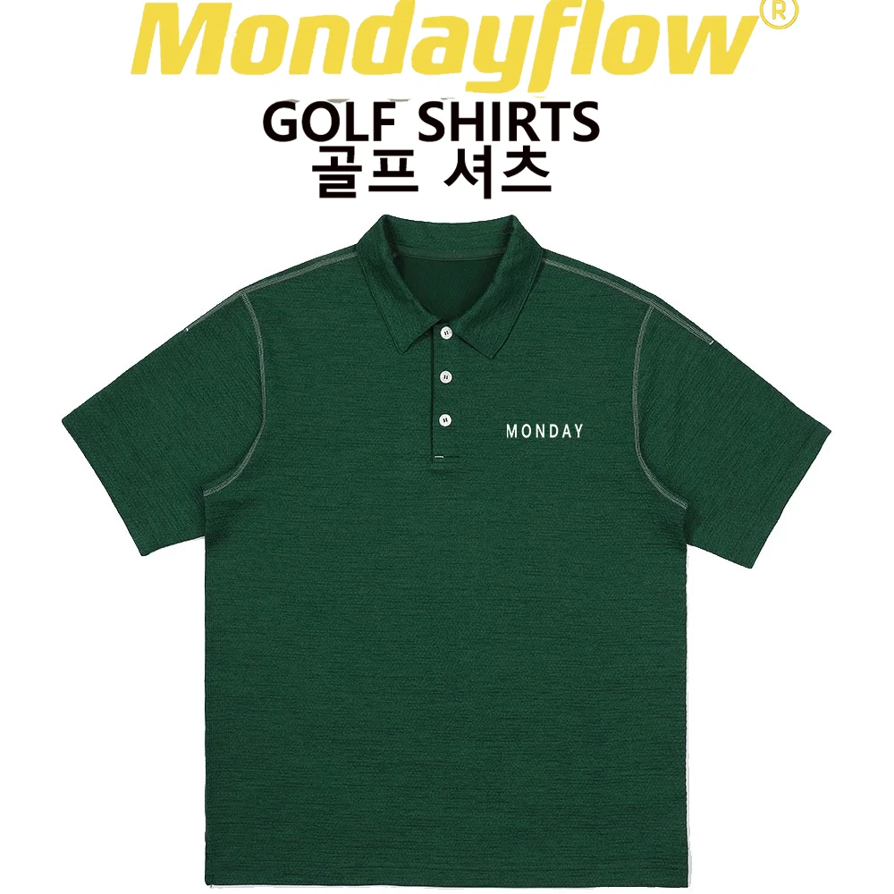 

Summer Men Golf Short Sleeved Golf T Shirts Men Sports Slim Clothes Quick Dry Breathable Tennis Clothing