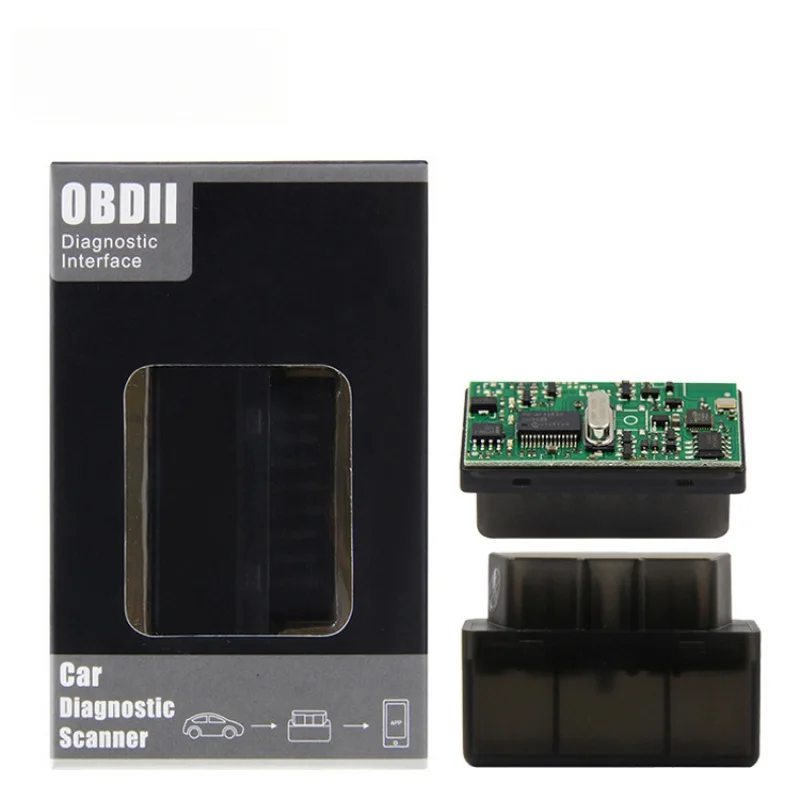 МИНИ стиль черноты обломока оборудования w/ PIC25K80 диагноза автомобиля ELM327 V1.5 OBD2