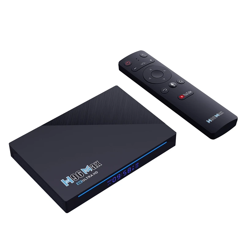 

H96 Max Network Player RK3566 Quad-Core 64-Bit Cortex-A55 8+64GB Dual-Band Wifi Android11.0 TV Box BHT 4.0