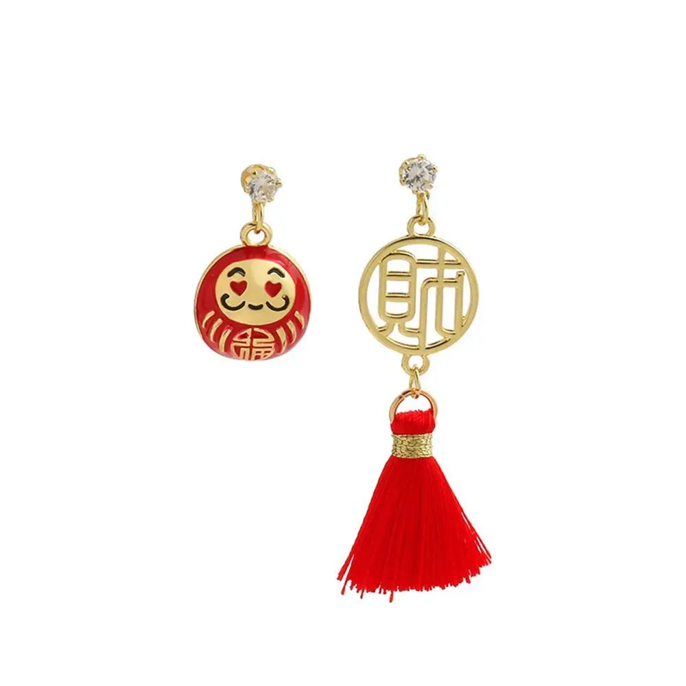 Висячие серьги для девочек новогодний подарок женские серьги-подвески с
