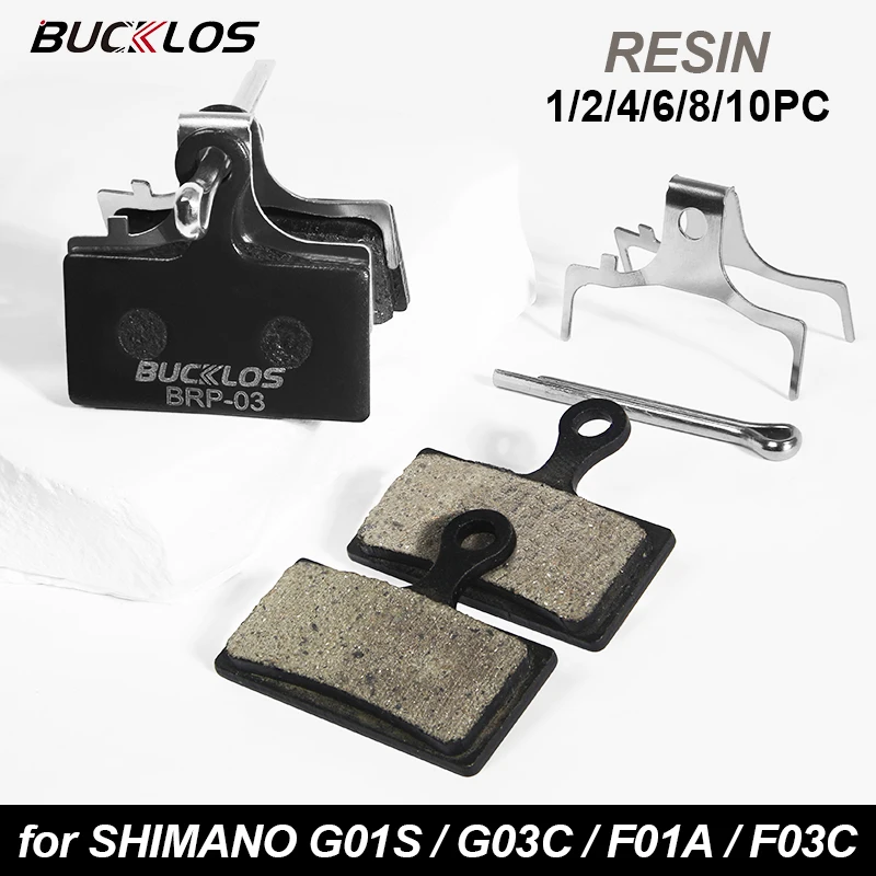 BUCKLOS велосипедные тормозные колодки из смолы MTB дисковые для SHIMANO G01S F03C прочные