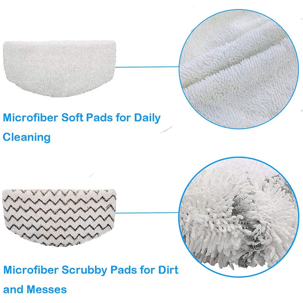 

4pcs Mop Cloths Cover Microfiber Mop Pad For Bissell Powerfresh Mop 1940 1806 1544 Household Items Vacuum Cleaner Accessories