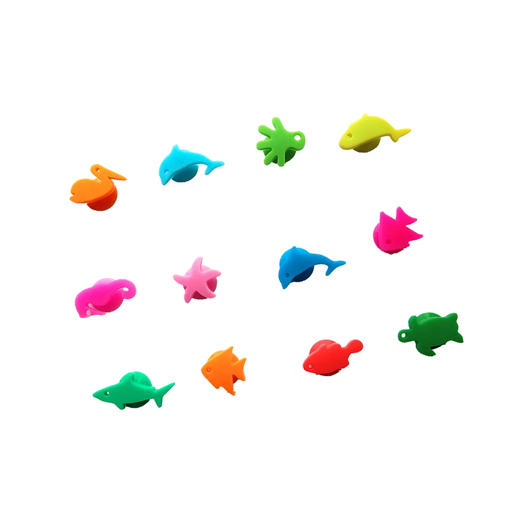

24 pcs Cocktail Glass Charms Party Supplies Cocktail Drink Marker Charms