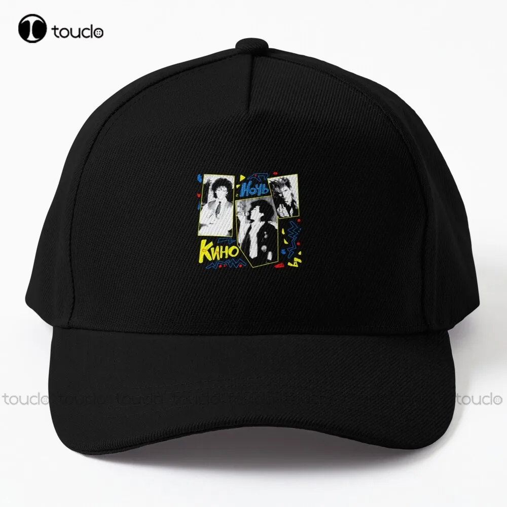 

Viktor Tsoi (Kino) - Night| Perfect Gift Baseball Cap Women'S Caps Outdoor Simple Vintag Visor Casual Caps Cotton Denim Caps Art