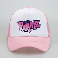 bratz letter print baseball cap summer unisex mesh breathable sunhat men womens casual student fashion snapback hats