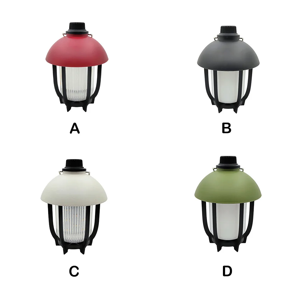 

Camping LED USB Charger 1200mAh Tent Light Lantern Stepless Dimming Vintage Street Path Yard Cycling Hanging Decorations Black