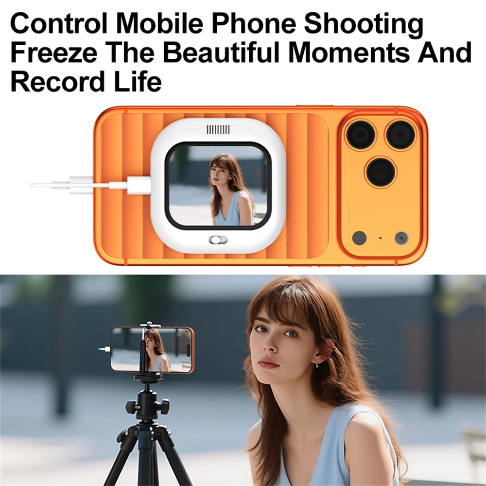 Мини-монитор для селфи на телефон: держатель-клипса для iPhone 17, крепление для задней камеры, для селфивлоговпрямых трансляций (art.: 3920d4fa56ff8) - 3920d4fa56ff8