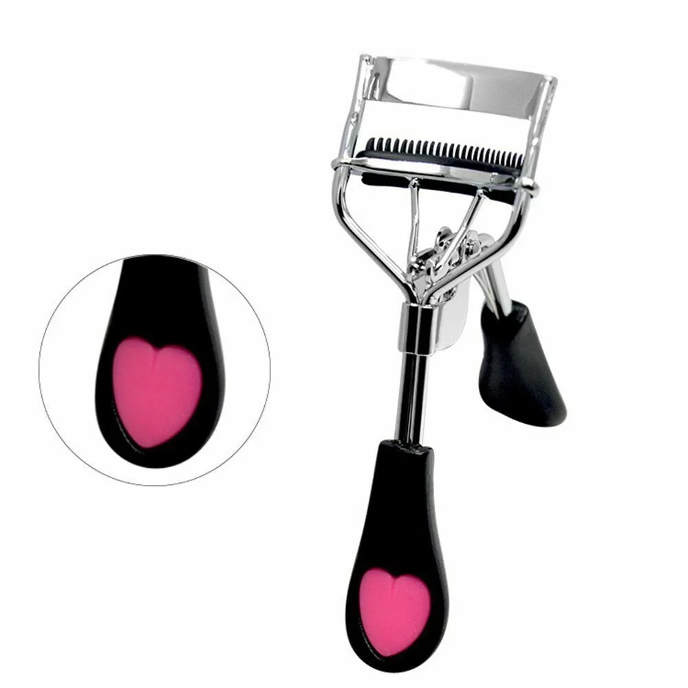 

High Quality Professional Lash Curler Women Eyelashes Curler Nature Curl Style Cute Curl Eyelash Curlers- Silver Tools