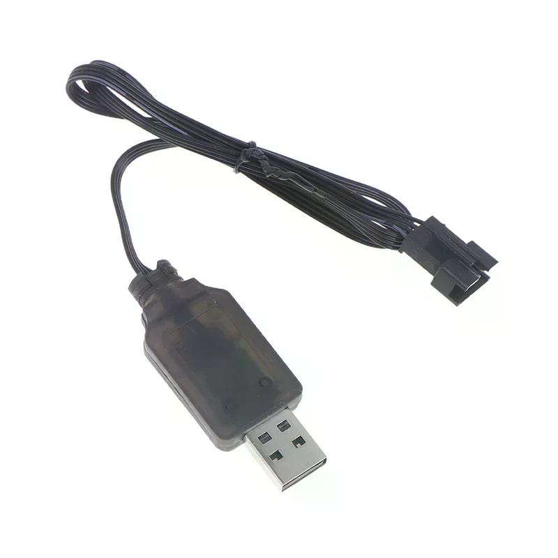Фото Зарядное устройство USB 7.4V SM-4P для аккумуляторов электрических гелевых бластеров DE36W, DE65, HM202, EC08, EC16, M416 (1 шт.) №4