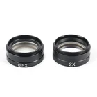 Принадлежности для микроскопа 0,5x 2X, промышленный микроскоп, объектив камеры для 10 А, объектив для детской линзы, линза со шторкой, вспомогательная стеклянная линза