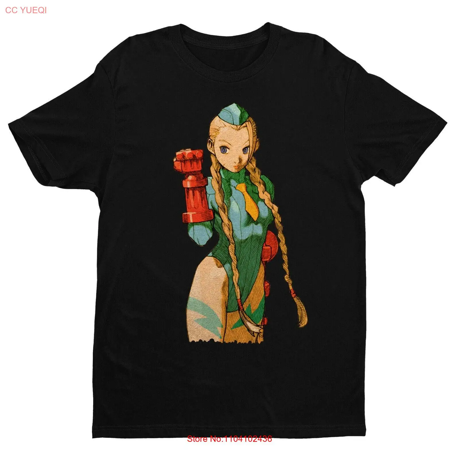 Футболка унисекс премиум-класса Cammy MVC2 Arcade Game | Подарки для борьбы с геймерами