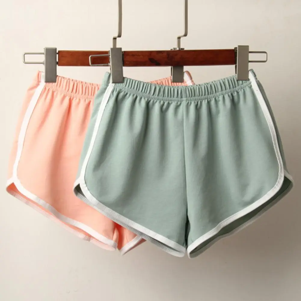 

Sports Shorts Women Summer 2022 New Candy Color Anti Emptied Skinny Shorts Casual Lady Elastic Waist Beach Short for women