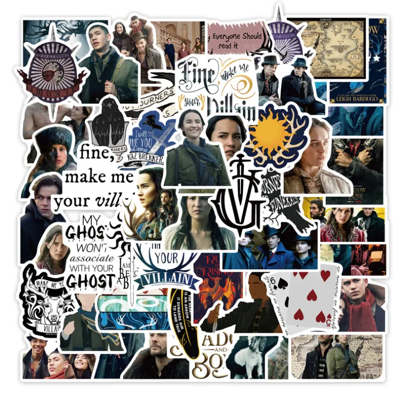 

10/30/50pcs U.s. Drama Shadow And Bone Graffiti Stickers Adventure Kids Toys Scrapbook Diy Phone Car Laptop Decal Stickers Bomb