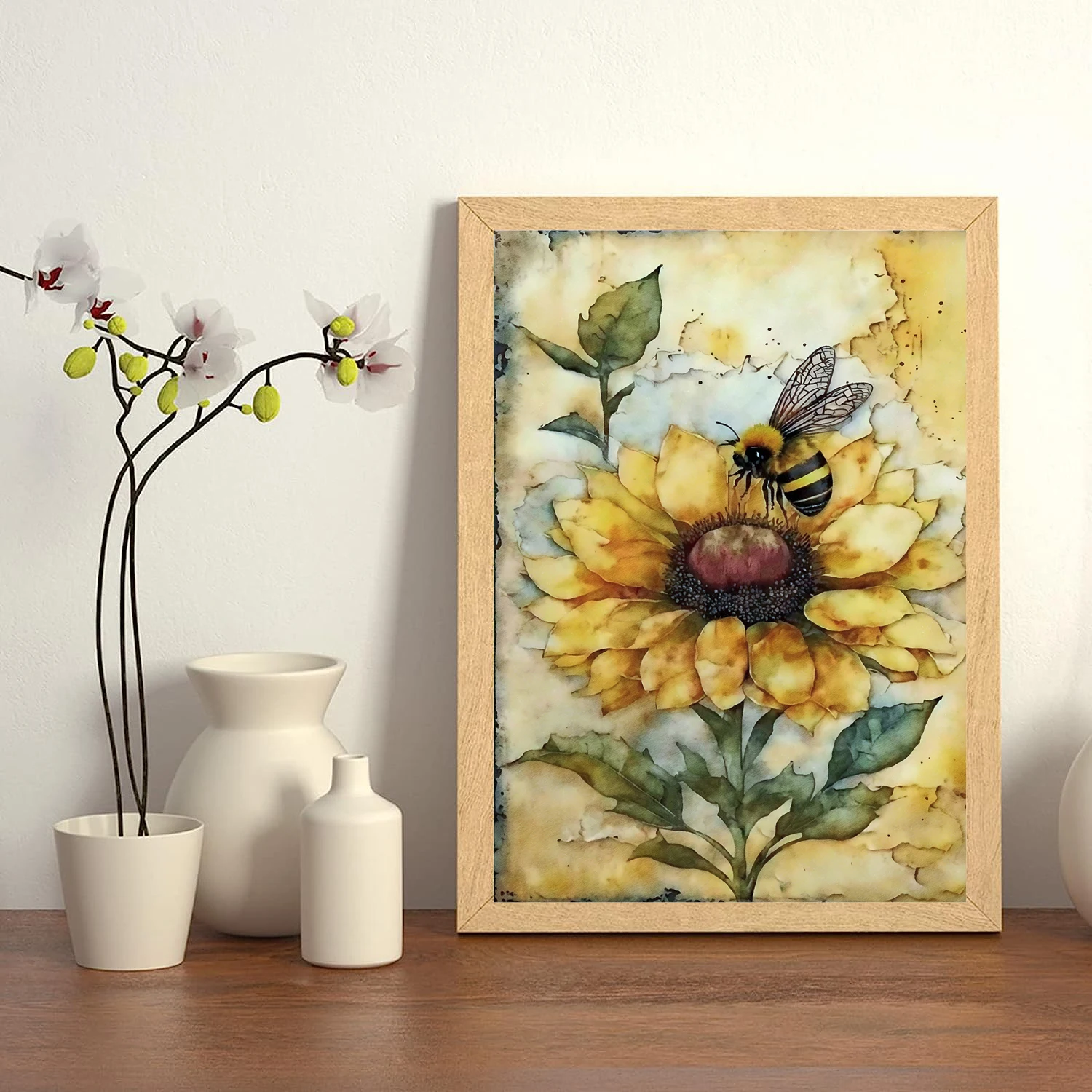 16 листов A5 (8 26 * дюйма) с тематикой пчелы записываемая бумага для скрапбукинга