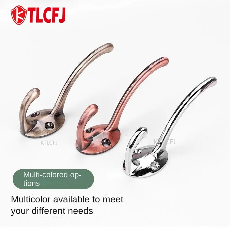 

KTLCFJ Clothes Coat Hat Double In One Hooks for Hanging Zinc Alloy Hook Hanger Decorative Wall Hooks for Hanging