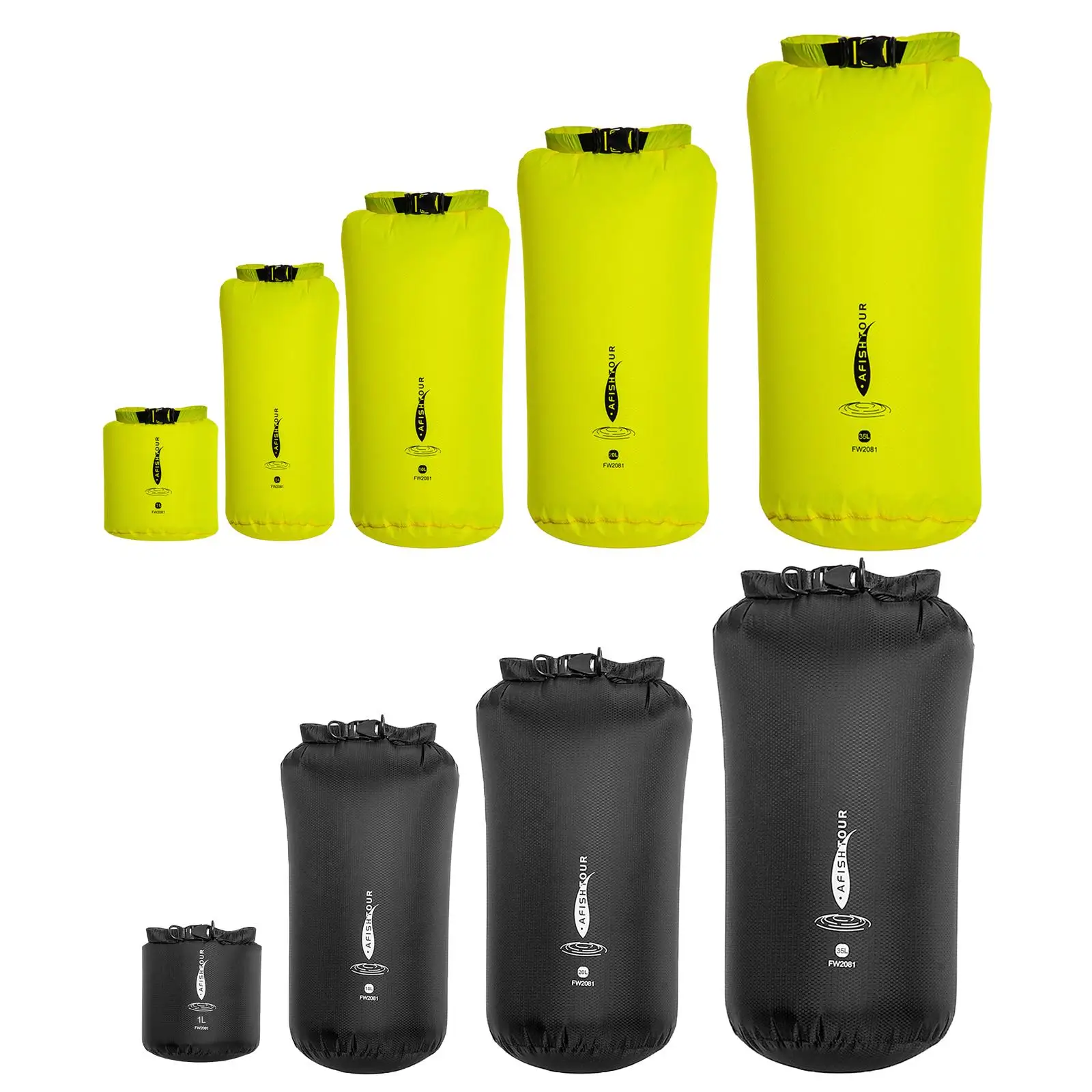 

70D Nylon Cloth Waterproof Bag Sundries Storage Bags Sack Pouch for Rafting Fishing Sailing Boating Outdoor