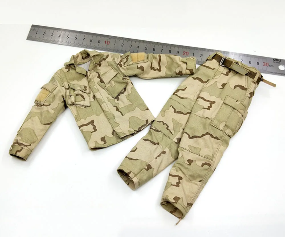 DAMTOYS 1/6 DAM 78085 Navy Seals SDV Team 1 Operation Red Wings Desert Camo BDU Coat Pants Suit For 12inch Male Action Figures