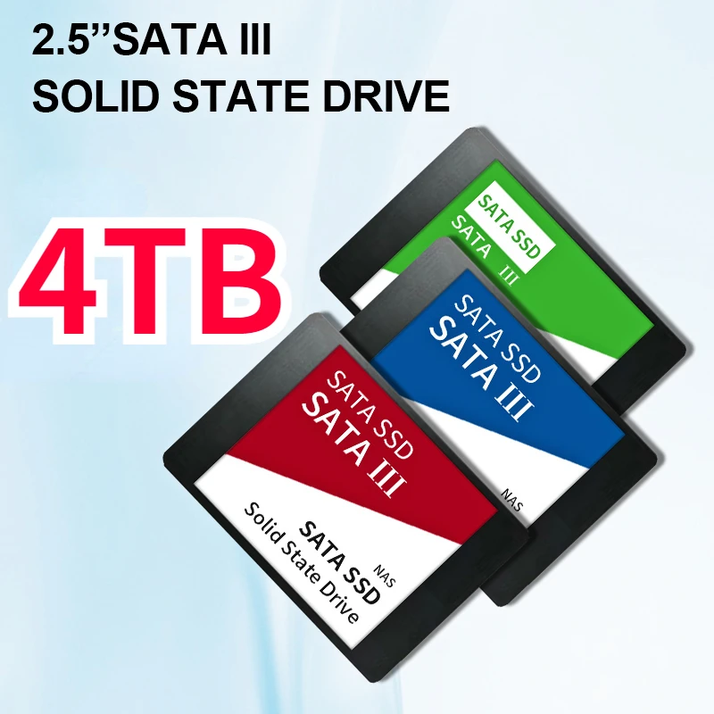 

Original SATAIII High Speed SSD Internal Hard Drive 4TB Solid State Hard Drive 500" Laptop Desktop Computer 1TB 2TB New