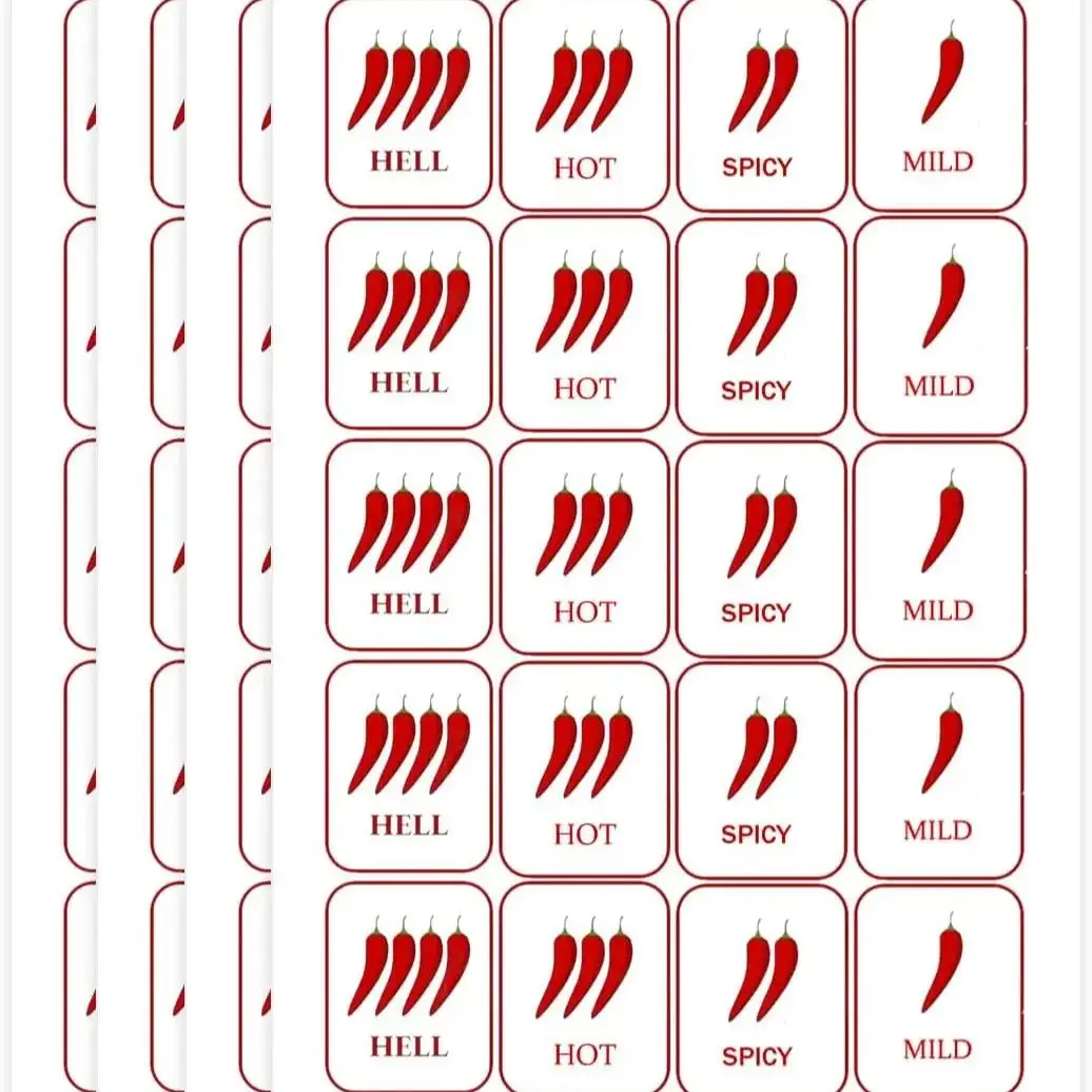 

Индикаторные наклейки Wootile Красный перец 500 шт