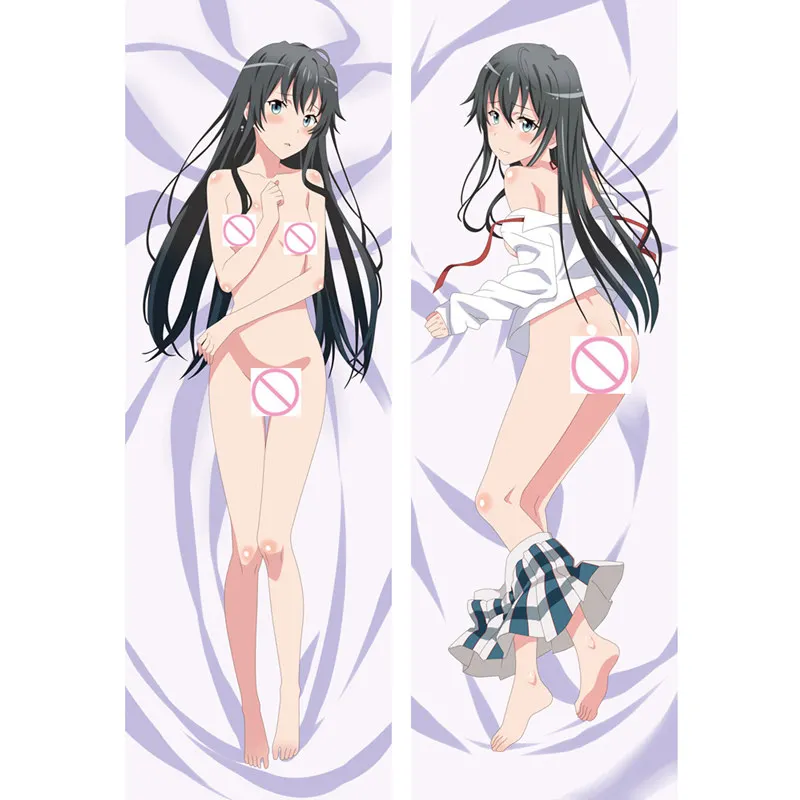 

60x180cm New Anime My Youth Romantic Comedy Is Wrong As I Expected Pillow Cover 3D Double-sided Bedding Hugging Body Pillowcase