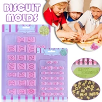 26pcsset alphabet cake molds cakes fondant chocolate letter cookies cutter words press stamp baking mold embossing mould