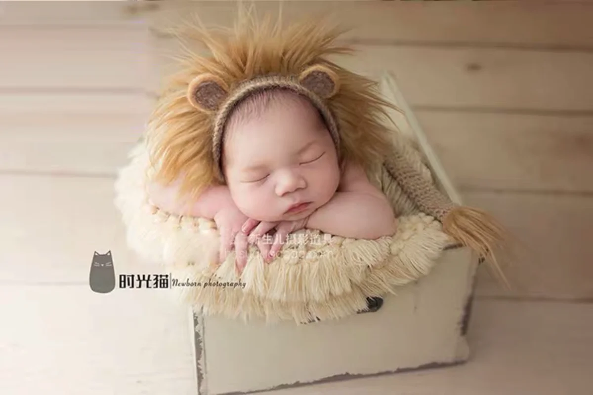 

Newborn Photography Props Pineapple Blanket For Baby Take Photo Infant Photography Mat Bucket Shape Blanket