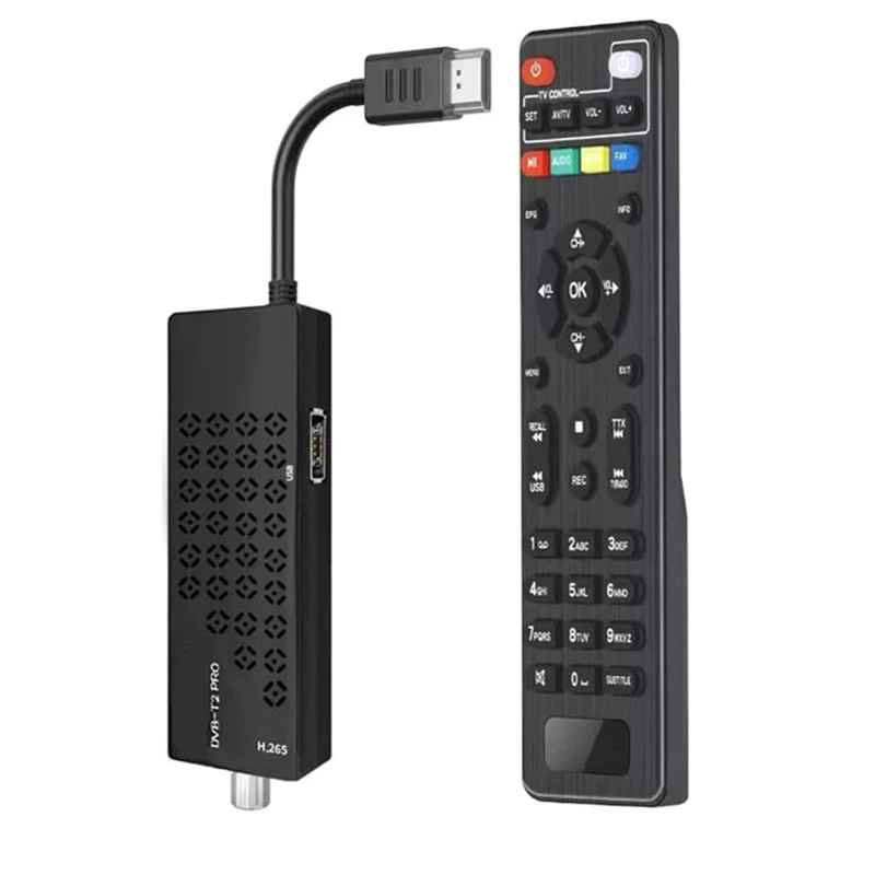 TDT HD-декодер HD-совместимый тюнер DVB T2 H265 HD Euroconnector Full 1080P для Wi-Fi EU PLUG