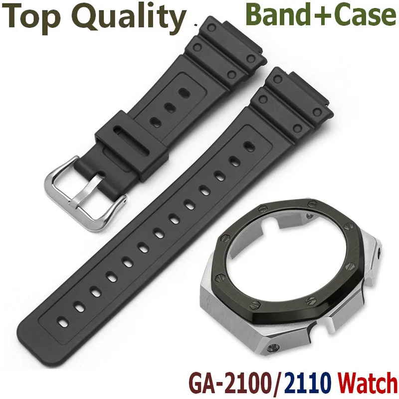 Ремешок для Casio GA-2100/GA-2110 ремешок часов GA2110 рамка Обложка защитный чехол браслет