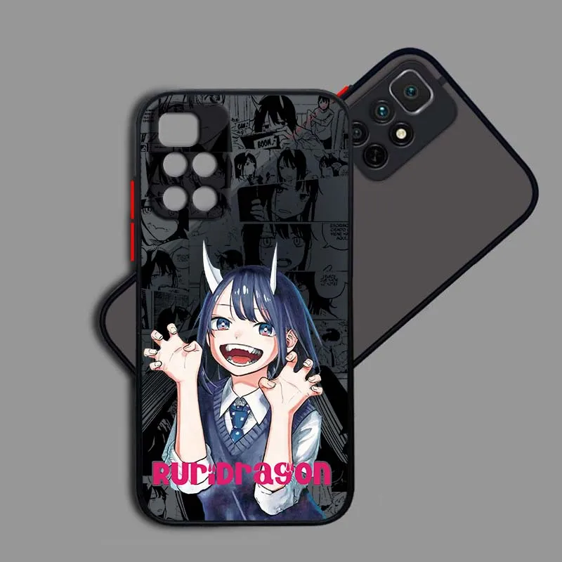 Фото Чехол для телефона Ruri Dragon Anime с матовым покрытием для Xiaomi Redmi Note 14 13 13R 12T 12 11 11T Pro Plus Turbo Speed №2