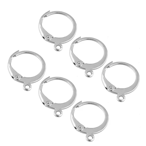 Крючки для сережек из нержавеющей стали 12 мм, Франция, для ручной работы