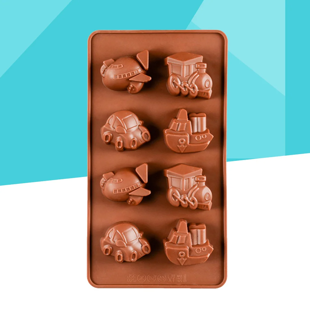 

Mold Molds Silicone Cake Candy Tray Baking Chocolate Gummy Jelly Carstrays Shapedbread Diysoap Pan Train Decoration Car Party