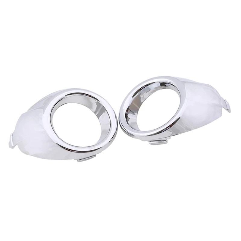 

Fog Light Cover Racing Grills Front Bumper Fog Lamp Protect Frame Trim Bezel For Ford Fiesta 2008-2012