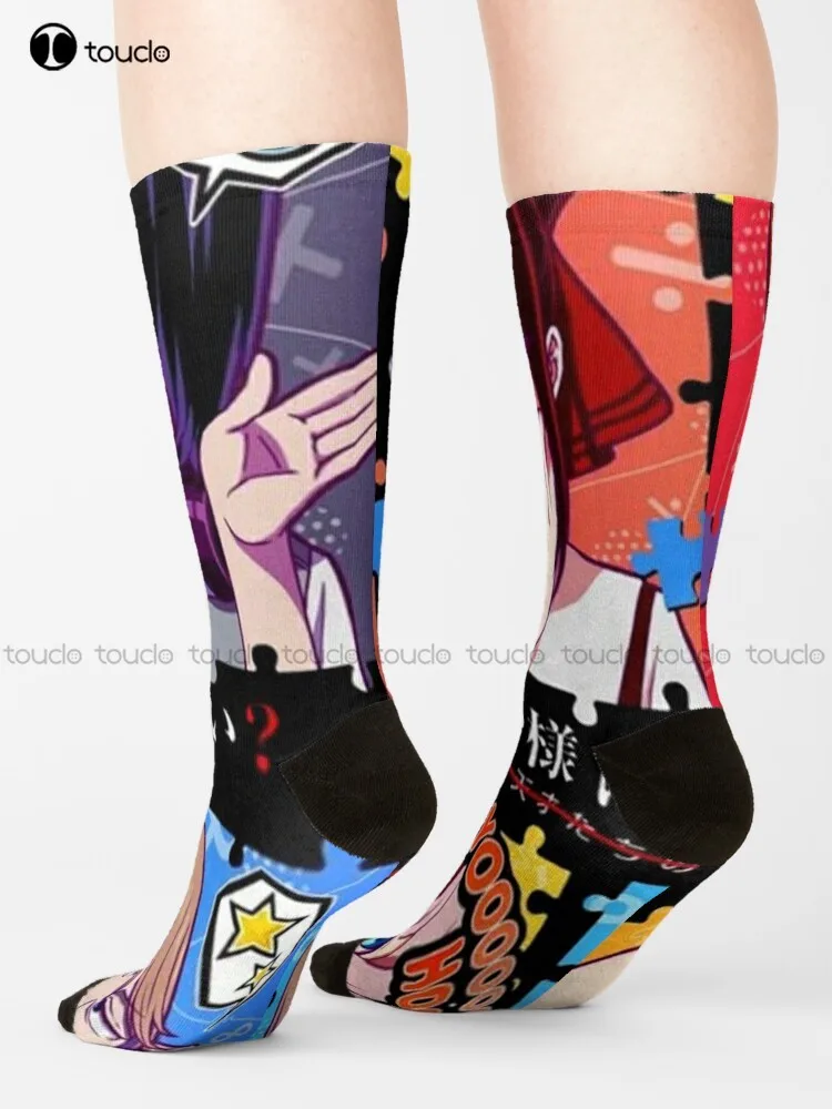 

Kaguya Manga Socks Slipper Socks Personalized Custom Unisex Adult Teen Youth Socks 360° Digital Print Hd High Quality Harajuku