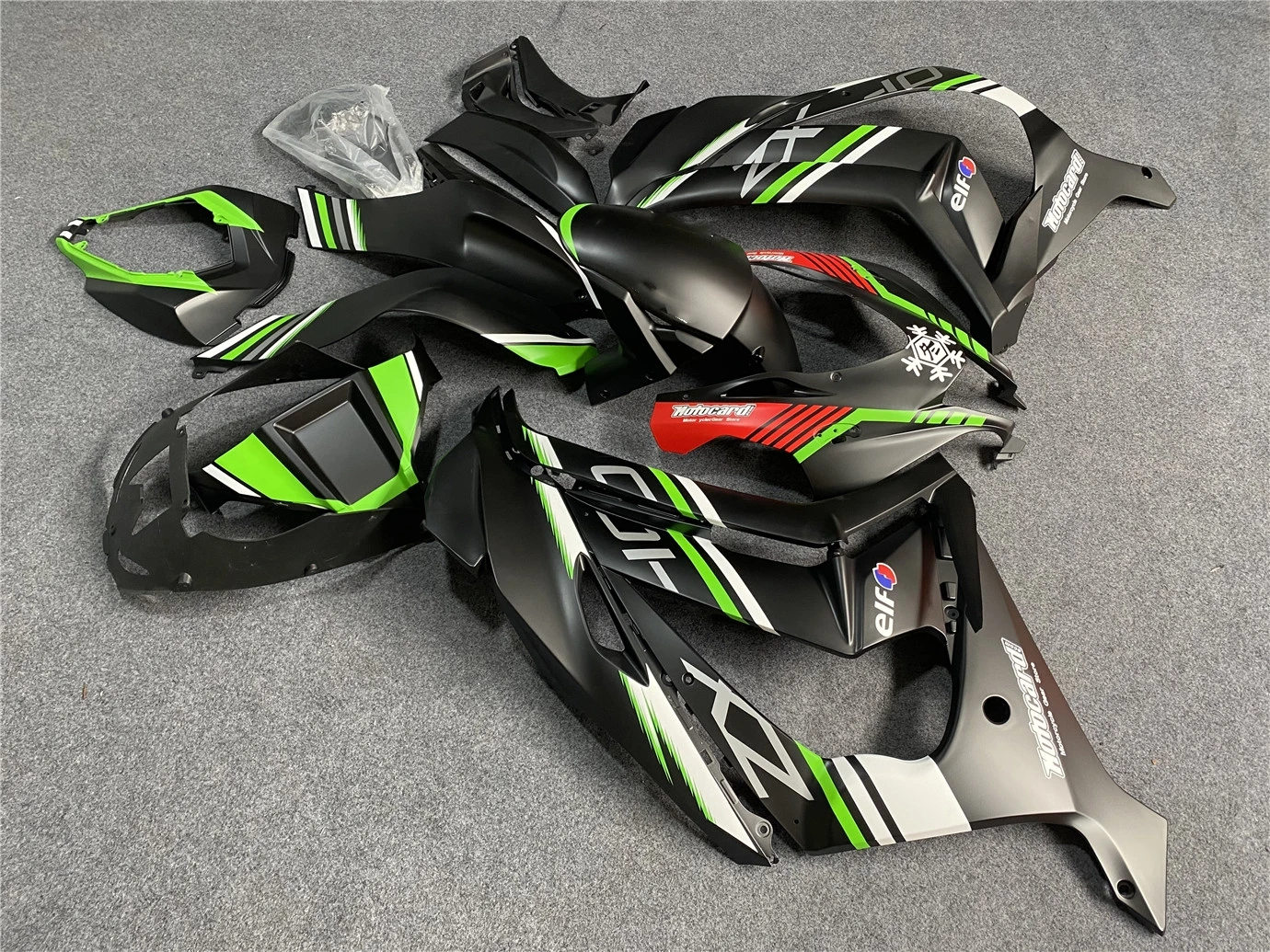 Обтекатель для мотоцикла Kawasaki ZX-10R 16-19 лет ZX10R 2016 2017 2018 2019 черный обтекатель