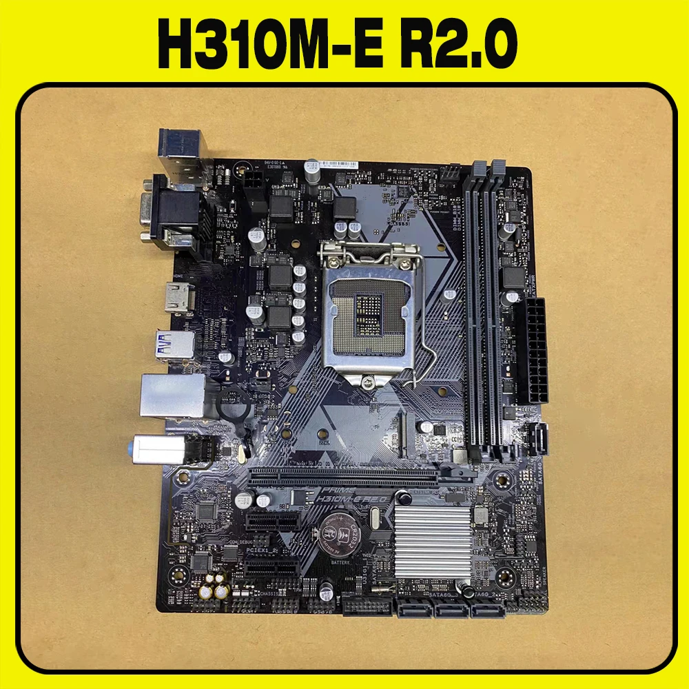 PRIME H310M-E R2.0 для A-S-U-S mATX материнская плата DDR4 2666MHz SATA 6Gbps USB 3 1