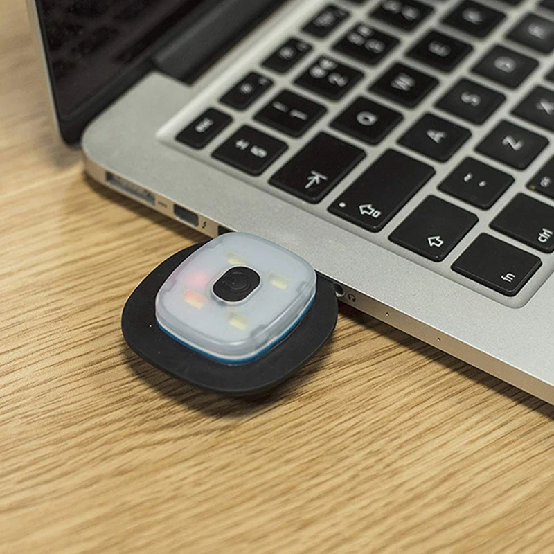 

Фонарь налобный светодиодный с зарядкой от USB, 1 шт.