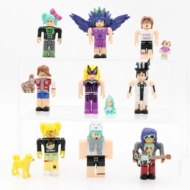 Набор из 9 фигурок персонажей Roblox: коллекционные игрушки-модели для декора, в коробке, подарок на день рождения (art.: 3920dc73f1aea) - 3920dc73f1aea