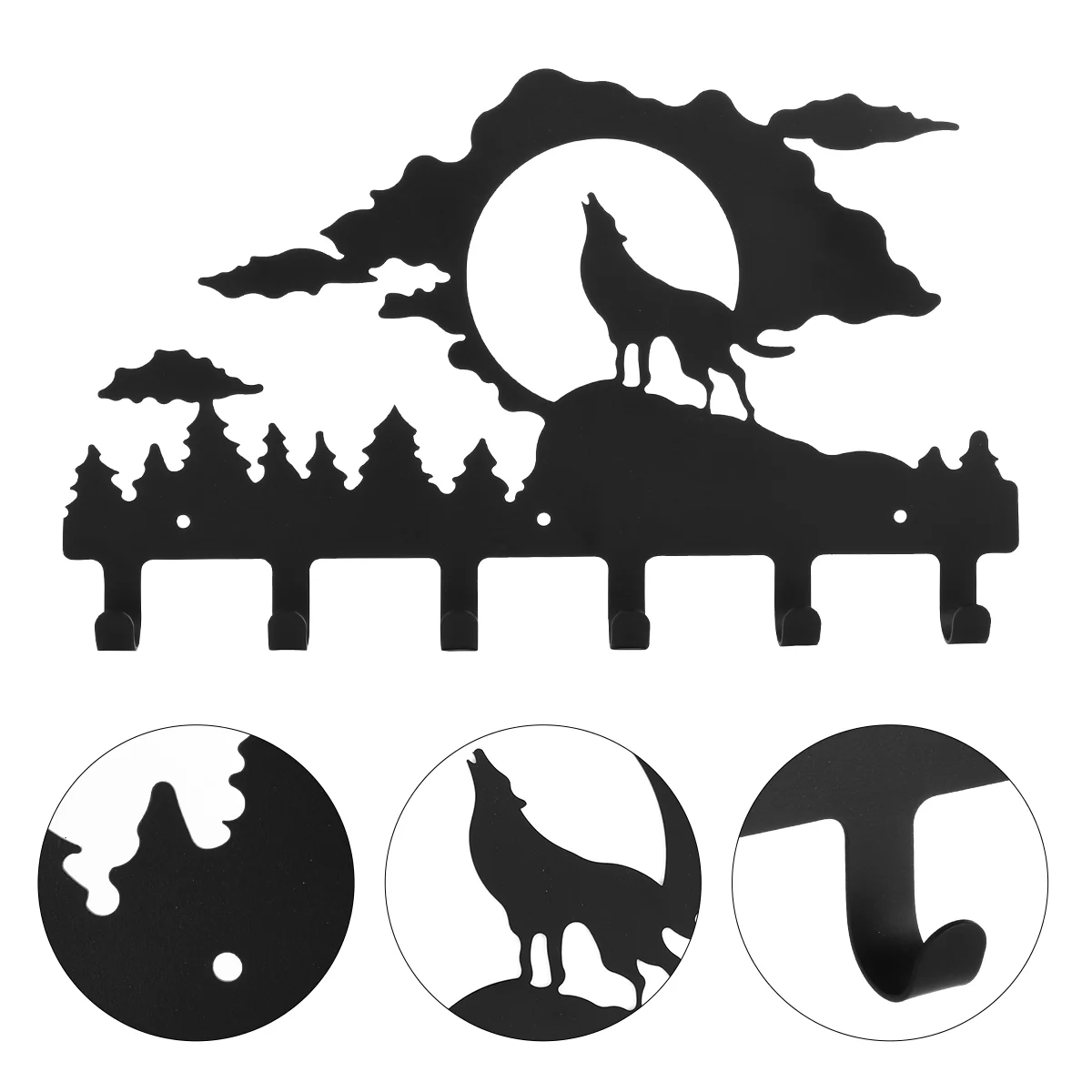 

Wall Mounted Clothing Rack Jean Hangers Vintage Decor Metal Hanging Hooks Decorative Hanging Rack Vintage Wall Hook