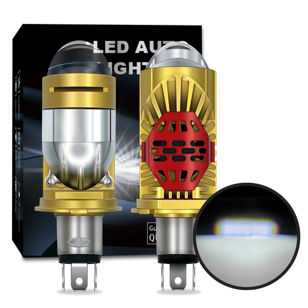 

Светодиодная лампа Stella Bi H4 110 Вт Canbus лм Простая установка Вентилятор охлаждения объектива фары для автомобиля/мотоцикла 8-90 в