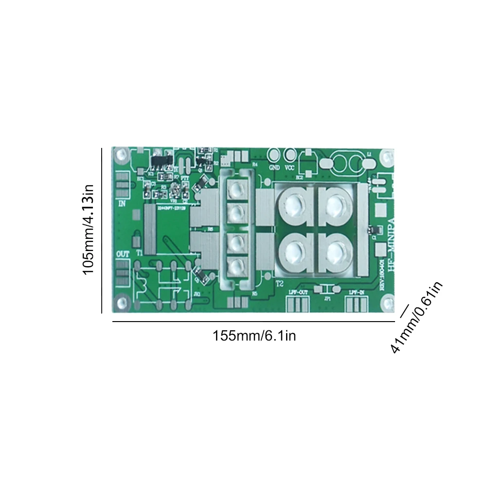 70 Вт SSB линейный ВЧ усилитель мощности DIY Kit AM CW Частотная модуляция 13 8 В Источник