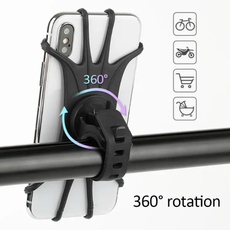 Rack Silicone portacellulare per bicicletta Balance Car moto Stand staffa accessori per telefono per iphone 11 xiaomi 10 huawei P40