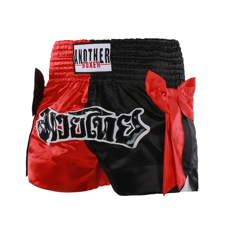 

Men And Women New Muay Thai Shorts MMA Free Fighting Elasticated Waist Pants children's Boxer Trunks Boxing Training Trousers